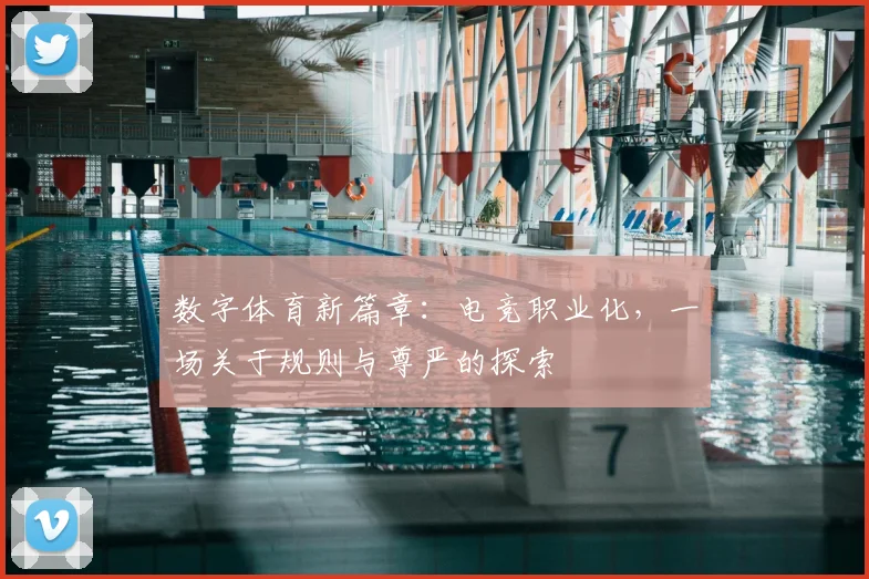 数字体育新篇章：电竞职业化，一场关于规则与尊严的探索